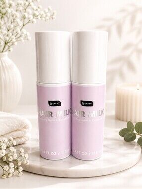 HAIR MILK LEAVE IN HYDRATING FRIZZ CONTROL CONDITIONER 2-PIECES